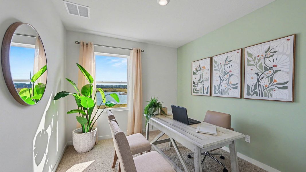 Representative furnished interior of a home built from the Harper by D.R. Horton in Venetian Grove, Vero Beach (Image 17).