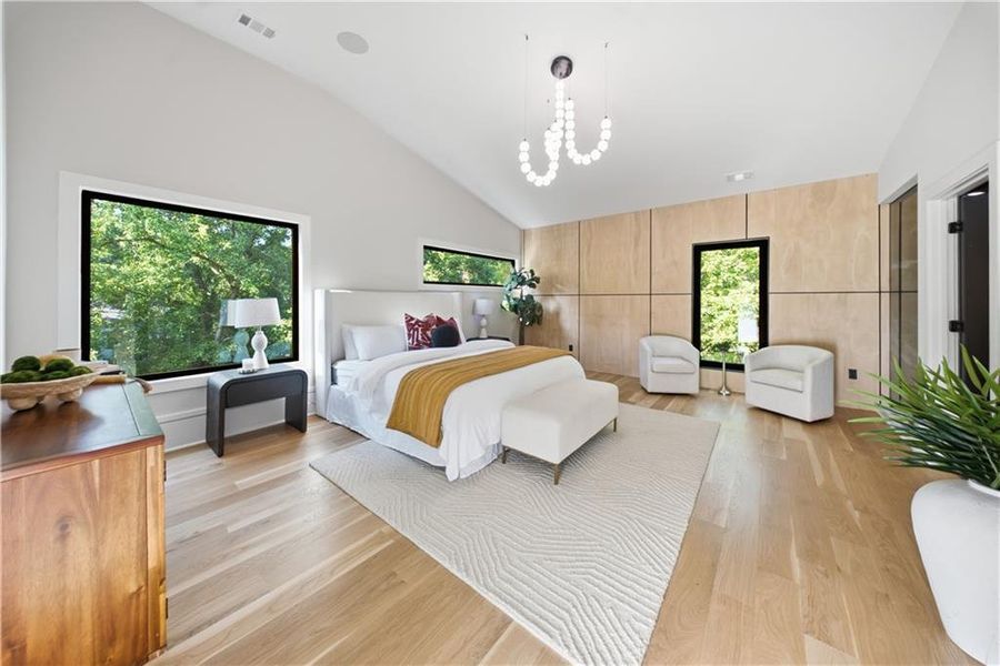Furnished interior view inside a new home in , Atlanta (Image 14). Furnished interior view inside a new home in , Atlanta (Image 14).