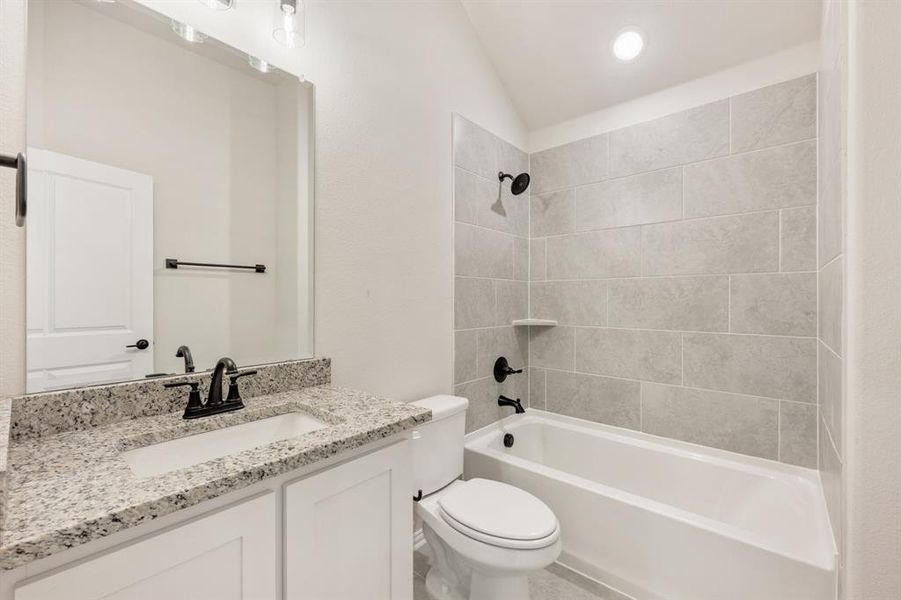 Furnished interior view inside a new home in Coyote Crossing, Godley (Image 16). Furnished interior view inside a new home in Coyote Crossing, Godley (Image 16).