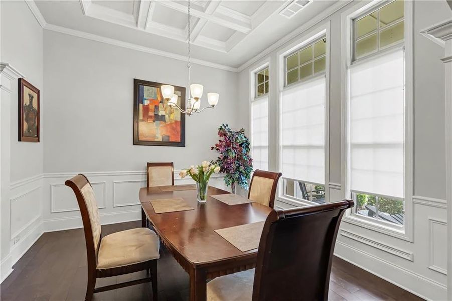 Furnished interior view inside a new home in , Atlanta (Image 27).