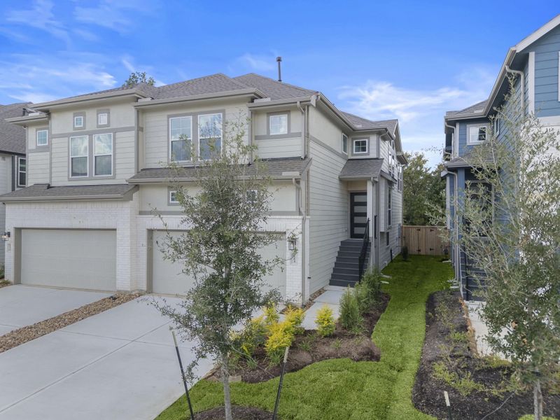 Exterior details and patio area of a home in Woodforest, Montgomery (Image 22). Exterior details and patio area of a home in Woodforest, Montgomery (Image 22).