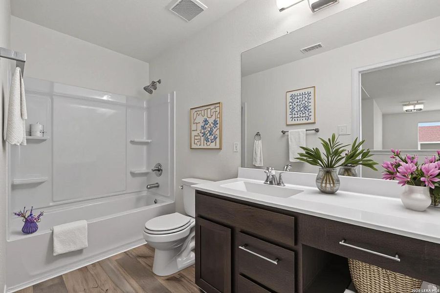 Furnished interior view inside a new home in Parklands, Schertz (Image 20).