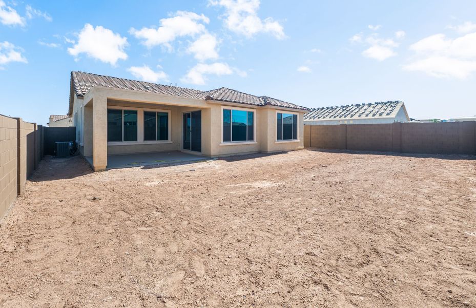 Exterior details and patio area of a home in Sun City Anthem at Merrill Ranch, Florence (Image 3).