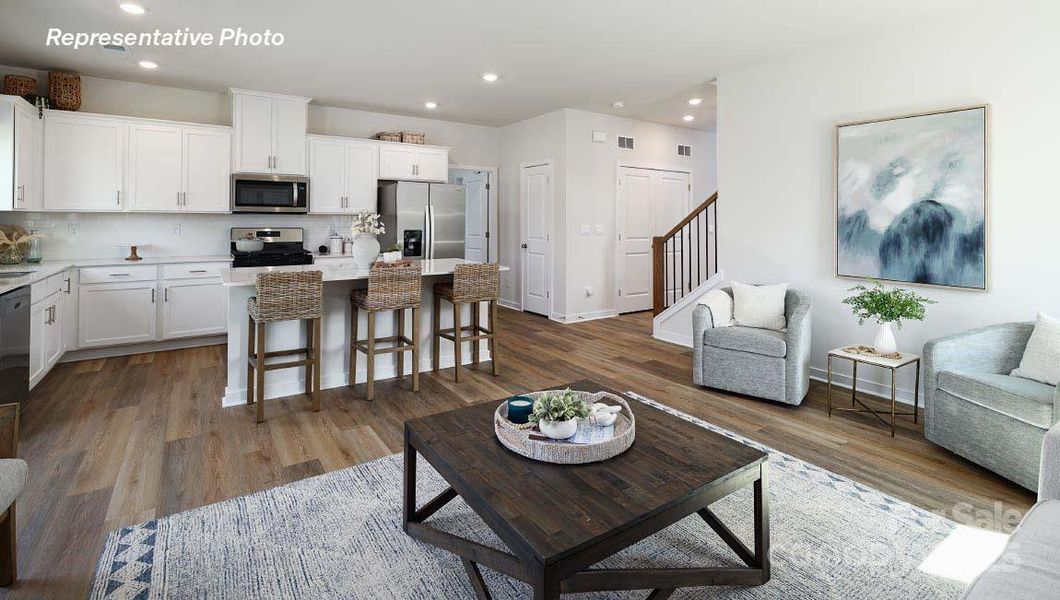 Furnished interior view inside a new home in Sonoma Hills, Charlotte (Image 5).