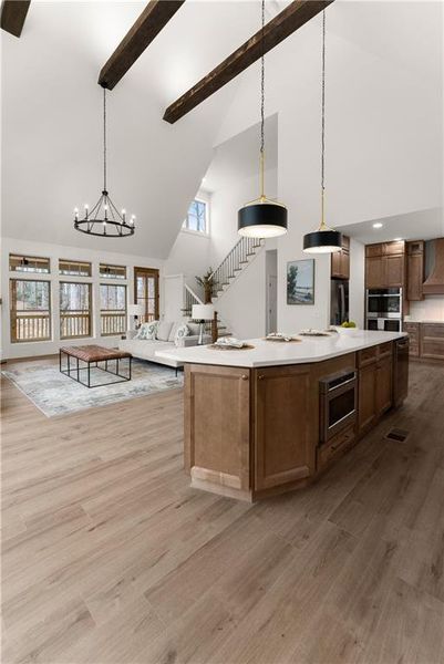 Furnished interior view inside a new home in , Dawsonville (Image 44).