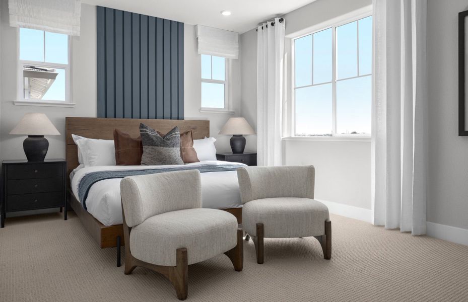 Representative furnished interior of a home built from the Newlyn by Pulte Homes in Everhour, Newnan (Image 8).