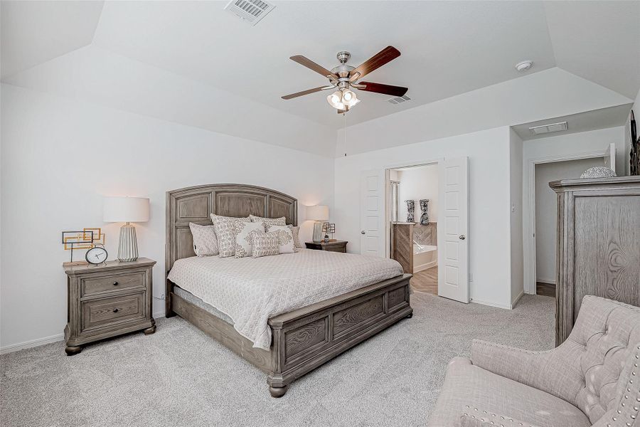 Furnished interior view inside a new home in Splendora Fields, Splendora (Image 34).