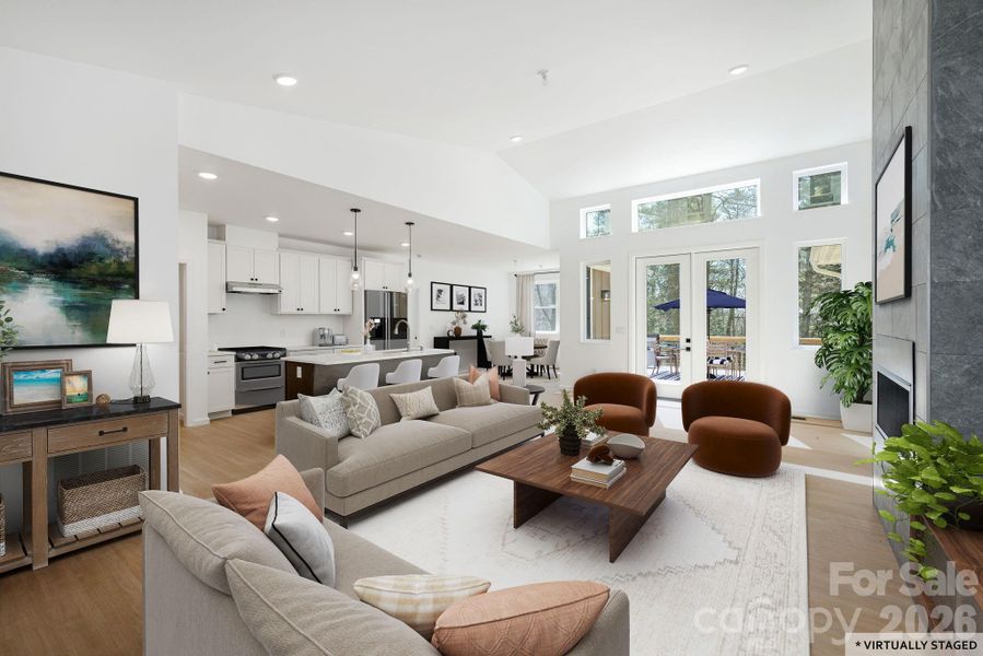 Furnished interior view inside a new home in , Flat Rock (Image 34).
