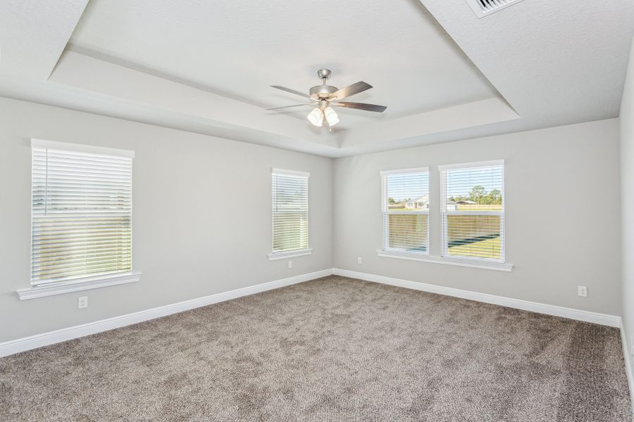 Representative unfurnished interior of a home built from the The Sapphire by Herbst Homes in Clear Water Landing, Milton (Image 92).