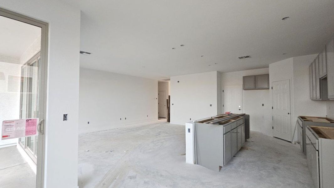 Kitchen and great room