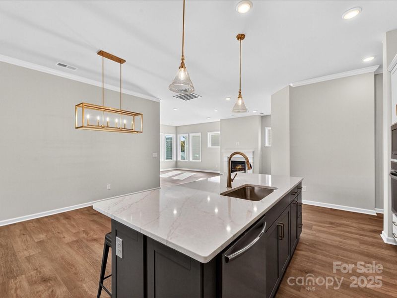 Furnished interior view inside a new home in Encore at Streamside - Classic Series, Waxhaw (Image 8).