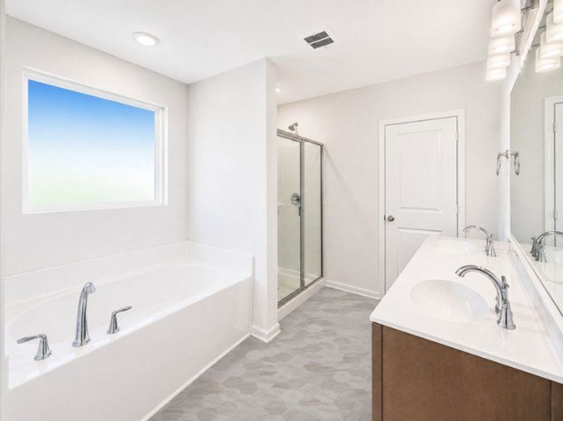 Furnished interior view inside a new home in Wheatfield, Shelbyville (Image 4).
