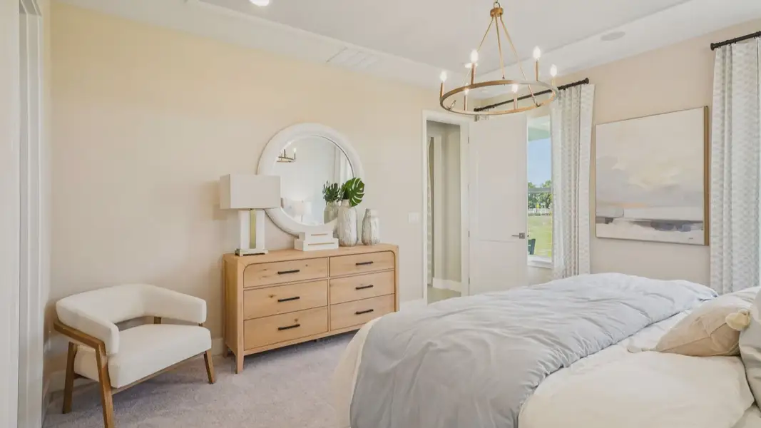 Furnished interior view inside a new home in Haven at Diamond Springs, Jacksonville (Image 11).