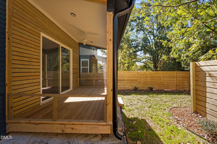 Screened porch