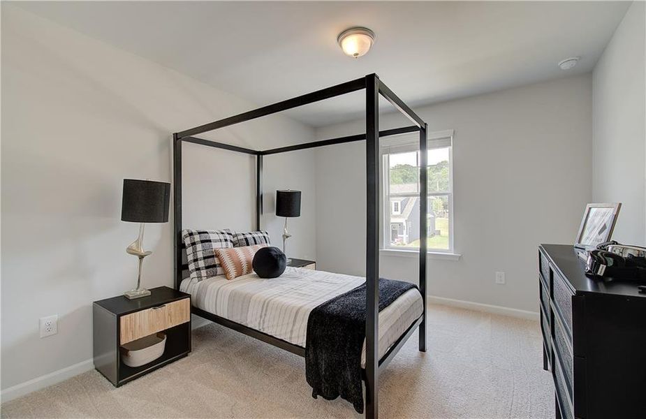 Furnished interior view inside a new home in Enclave at Evergreen, Fairburn (Image 17).