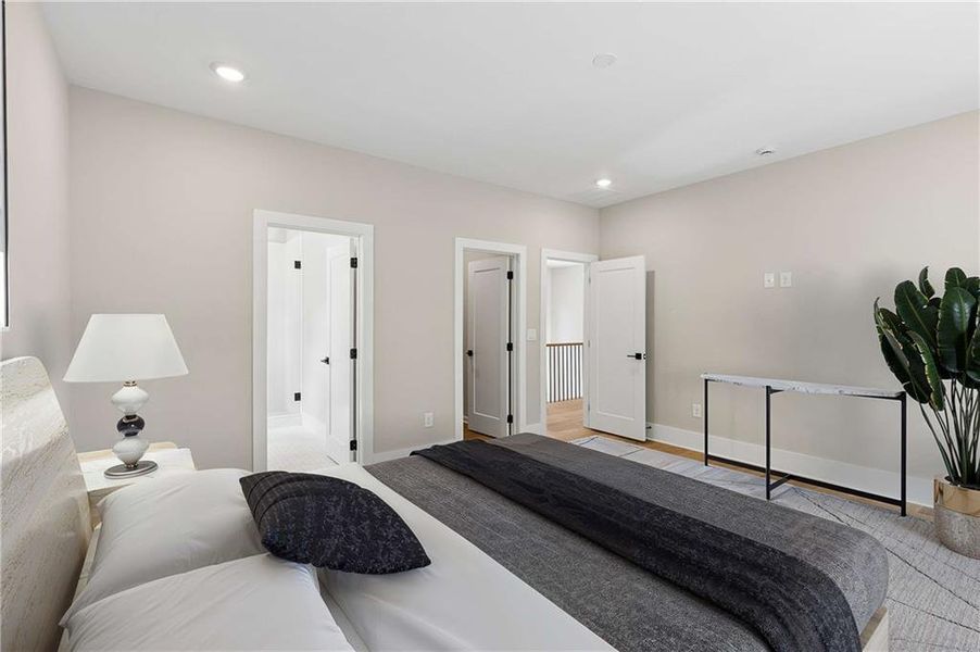 Furnished interior view inside a new home in , Atlanta (Image 38).