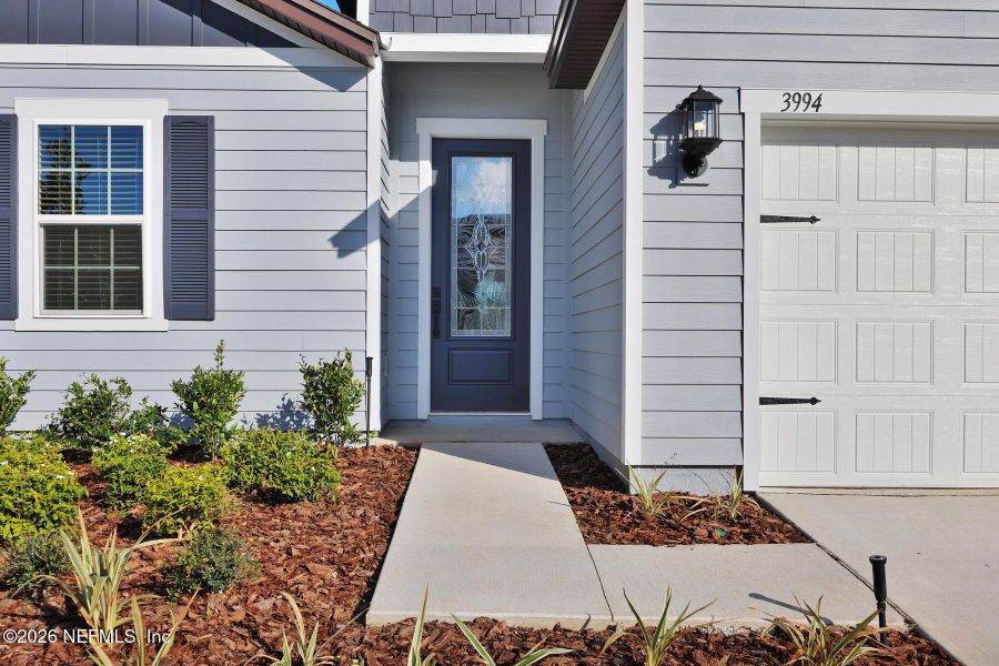 Exterior details and patio area of a home in Westport Landing, Jacksonville (Image 3).