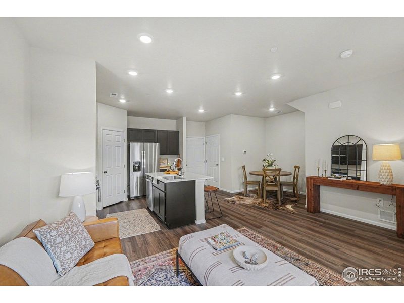 Furnished interior view inside a new home in Poudre Heights: The Meadow Collection, Windsor (Image 5).