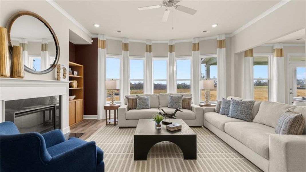 Furnished interior view inside a new home in The Gates at Pates Creek, Hampton (Image 24).