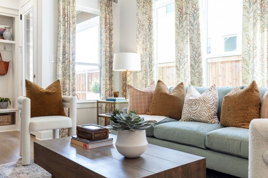 Representative Family Room - some options shown