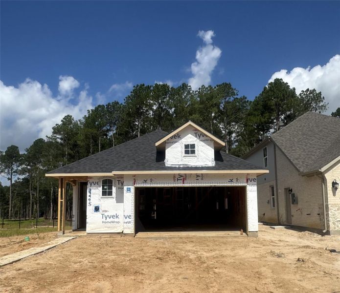 In-progress construction of a new home in Woodhavyn 40', Magnolia, TX (Image 12).