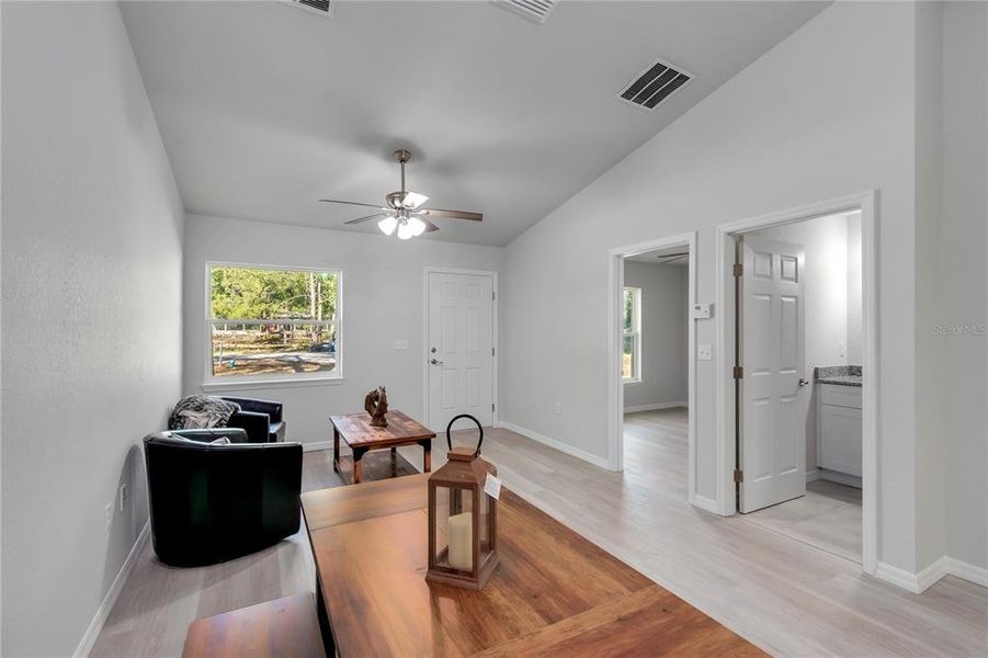 Furnished interior view inside a new home in , Williston (Image 17).