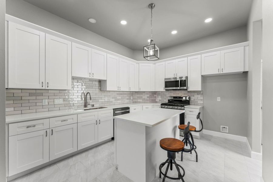 Furnished interior view inside a new home in , Houston (Image 8).