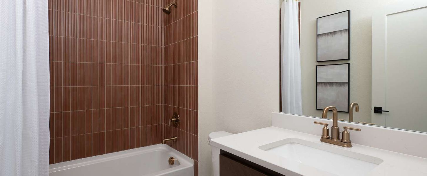 Representative furnished interior of a home built from the Graham by Ashton Woods in Inspiration, Wylie (Image 15).