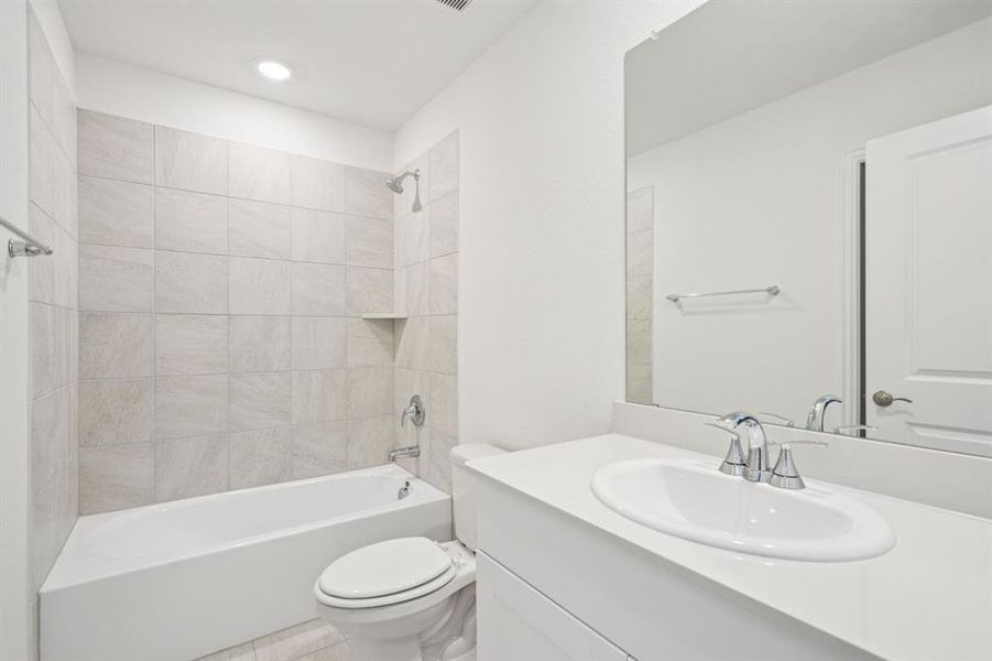 Photo is not of the actual home, but is an inspirational photo of builder’s model home and may depict options, furnishings, and/or decorator features that are not included.