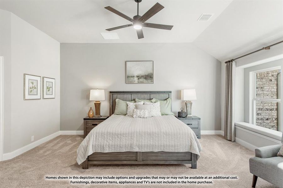 Furnished interior view inside a new home in Union Park, Little Elm (Image 20).