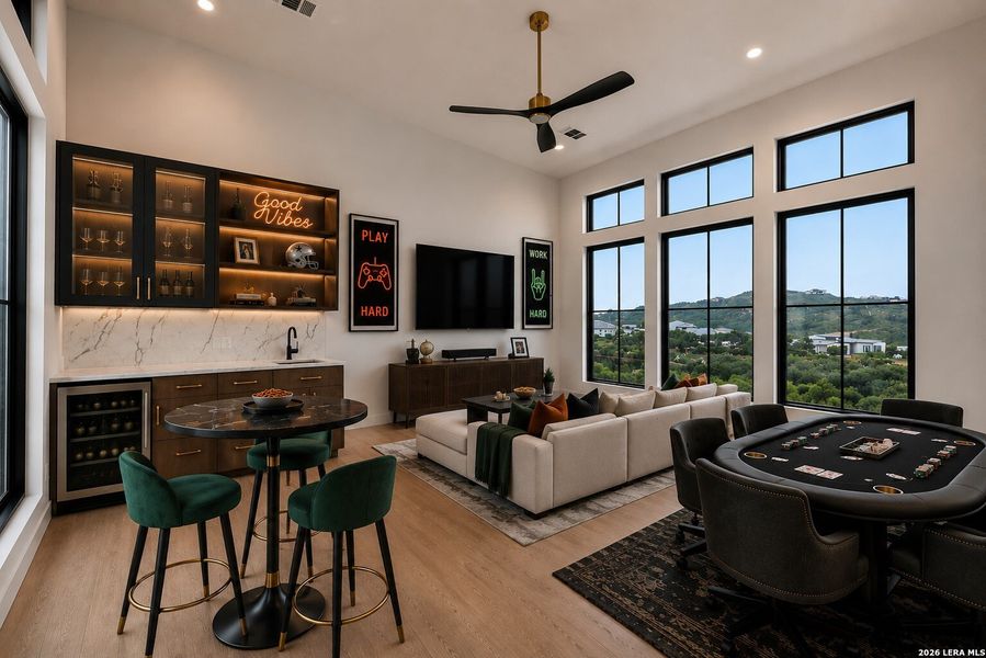 Furnished interior view inside a new home in , San Antonio (Image 11).