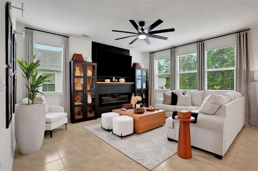 Furnished interior view inside a new home in , Palm Coast (Image 30). Furnished interior view inside a new home in , Palm Coast (Image 30).