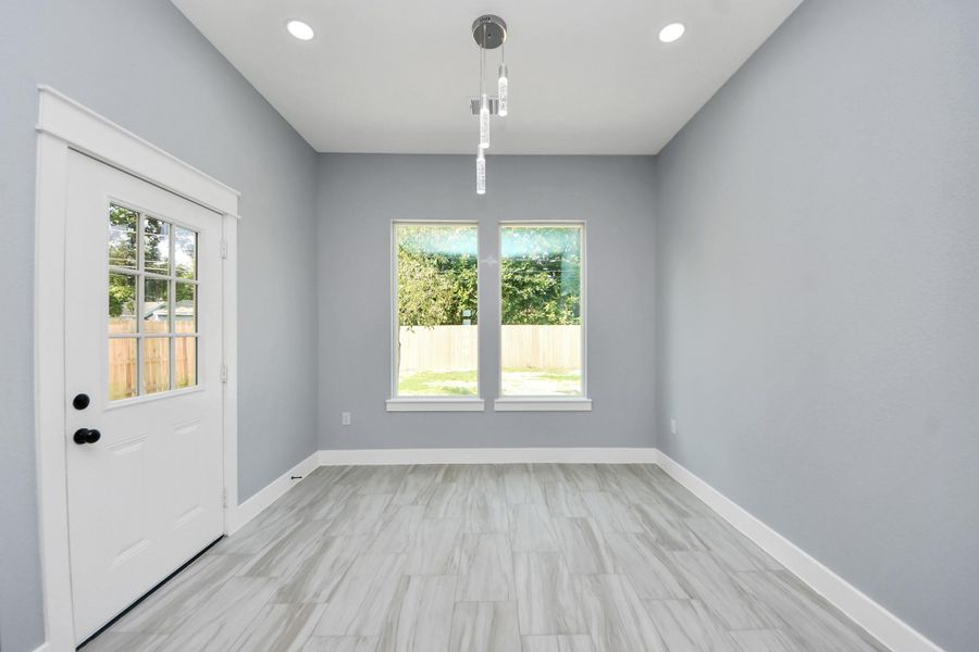 Spacious, unfurnished interior of a new home in , La Porte (Image 34). Spacious, unfurnished interior of a new home in , La Porte (Image 34).