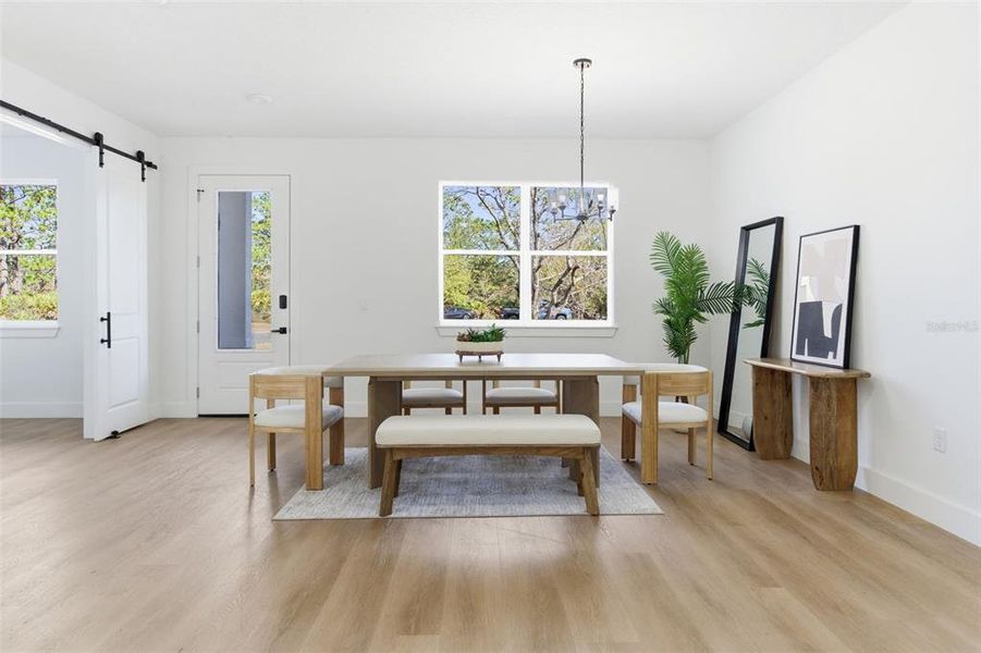 Furnished interior view inside a new home in , Orlando (Image 10).