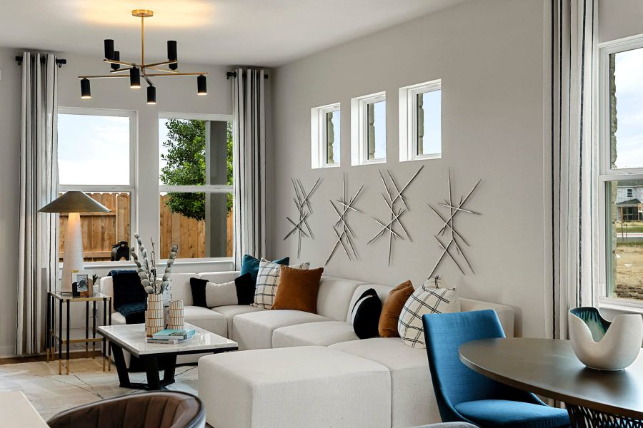 Furnished interior view inside a new home in Park Central, Georgetown (Image 12).