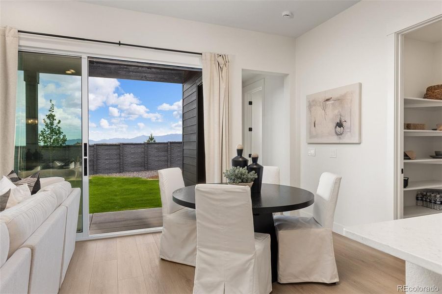 Furnished interior view inside a new home in Sterling Ranch 50s, Colorado Springs (Image 33). Furnished interior view inside a new home in Sterling Ranch 50s, Colorado Springs (Image 33).