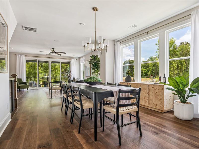 Representative furnished interior of a home built from the Price by Tri Pointe Homes in Old Town Village, Waxhaw (Image 31).