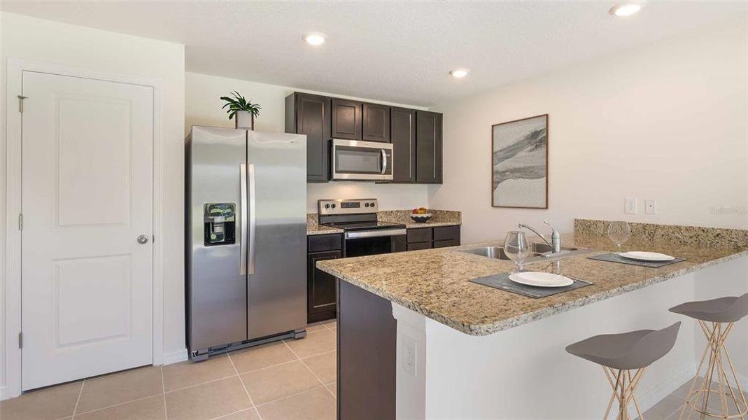 Furnished interior view inside a new home in Abbott Park, Zephyrhills (Image 3). Furnished interior view inside a new home in Abbott Park, Zephyrhills (Image 3).