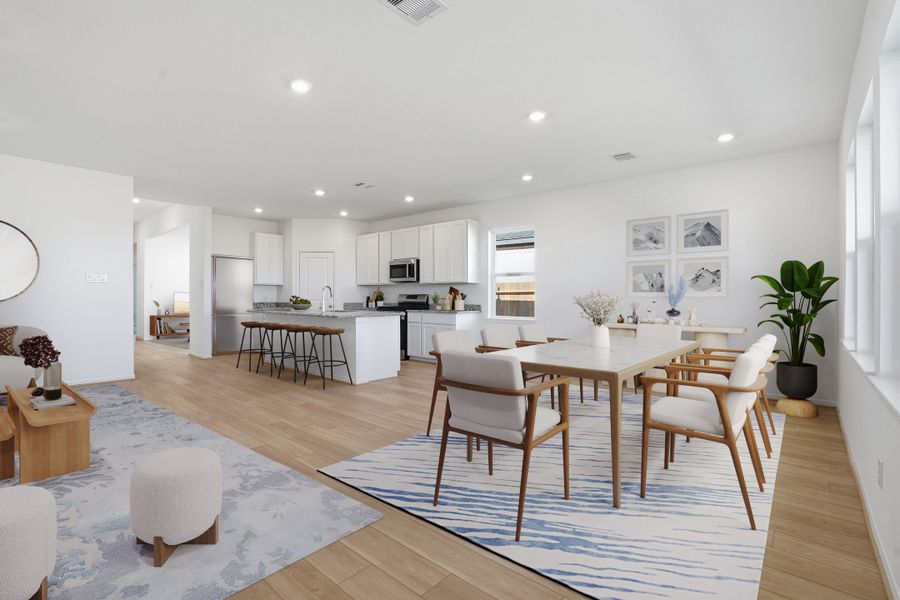 Furnished interior view inside a new home in Hockley Meadows, Hockley (Image 12).