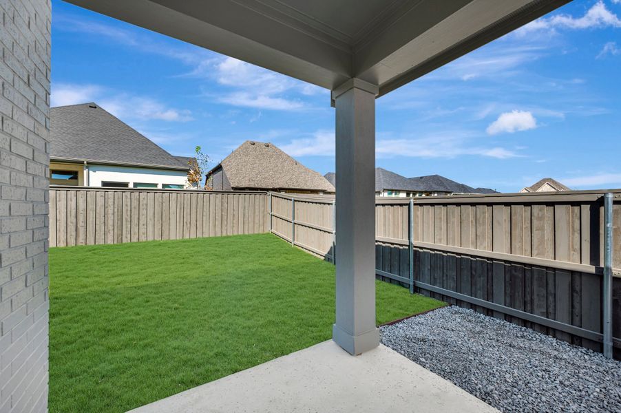 Exterior details and patio area of a home in Goodland – Classic Series, Venus (Image 4).