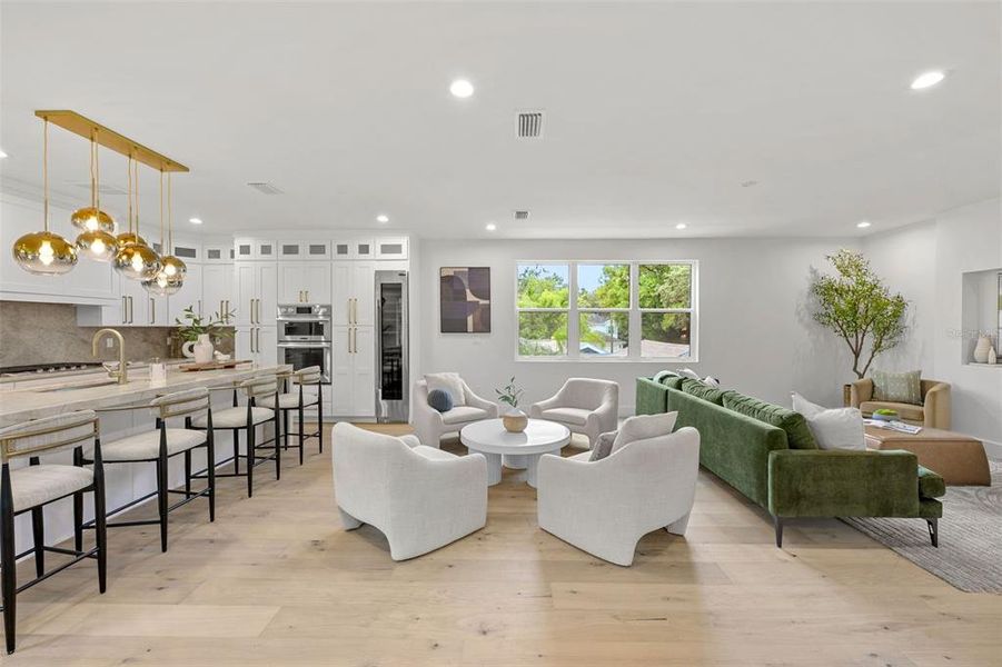 Furnished interior view inside a new home in , Tampa (Image 38).