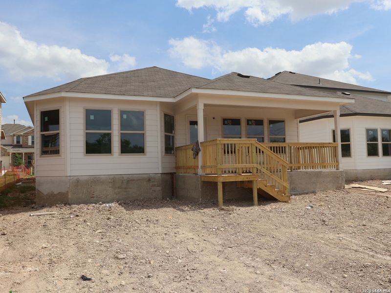 Exterior details and patio area of a home in Agave, San Antonio (Image 2). Exterior details and patio area of a home in Agave, San Antonio (Image 2).