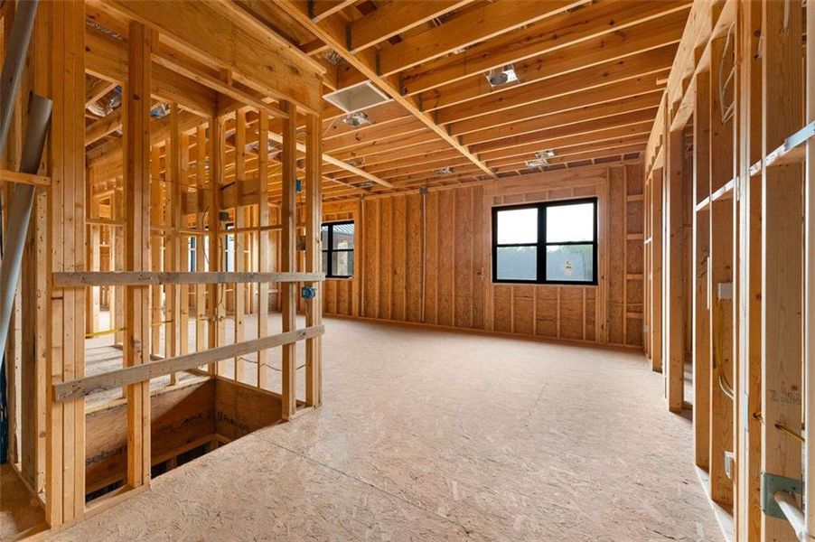 In-progress construction of a new home in , Kingston, GA (Image 51).