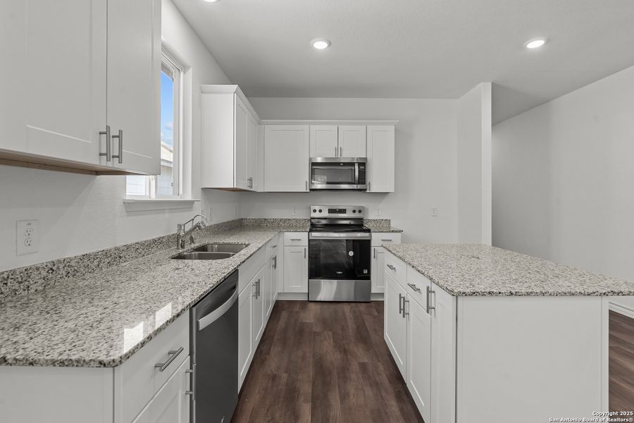 Furnished interior view inside a new home in The Overlook at Creekside, New Braunfels (Image 2).