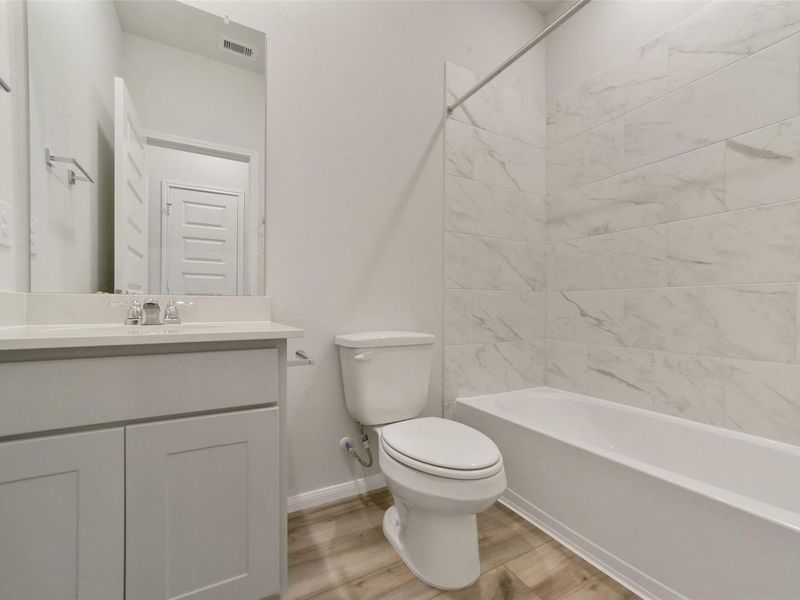 Furnished interior view inside a new home in Emberly, Beasley (Image 18). Furnished interior view inside a new home in Emberly, Beasley (Image 18).