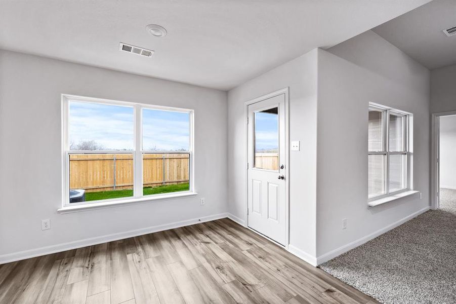 Entryway featuring light hardwood / wood-style floors