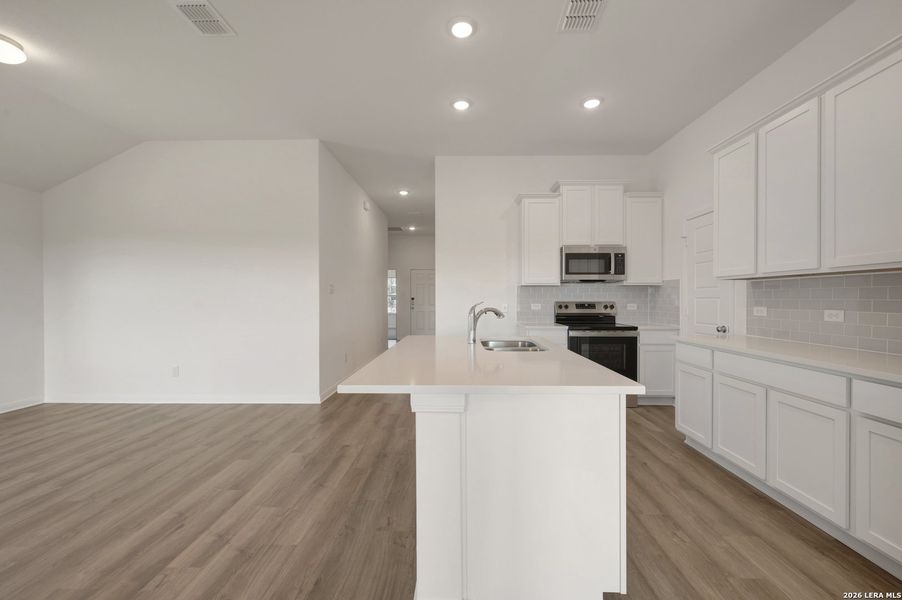 Furnished interior view inside a new home in Meadows at Clear Springs, New Braunfels (Image 7).