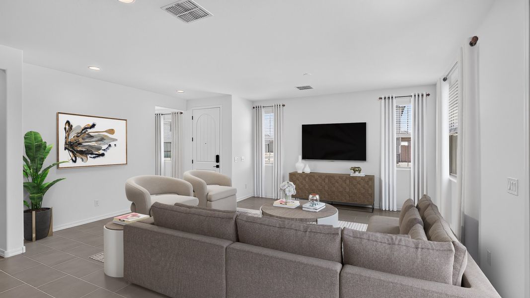 Furnished interior view inside a new home in Artisan at Asante, Surprise (Image 8).