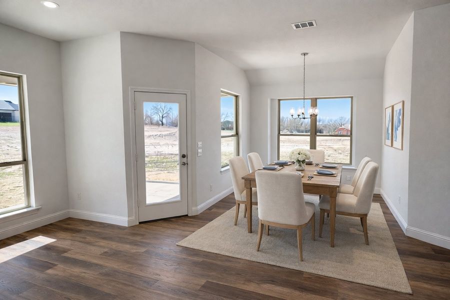 Virtually Staged Dining Nook Virtually Staged Dining Nook