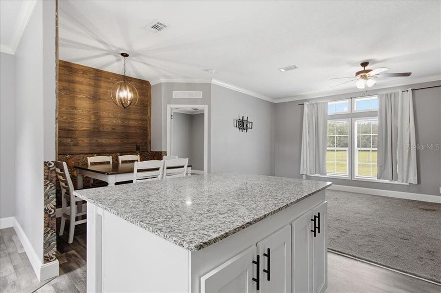 Furnished interior view inside a new home in , Bushnell (Image 10).